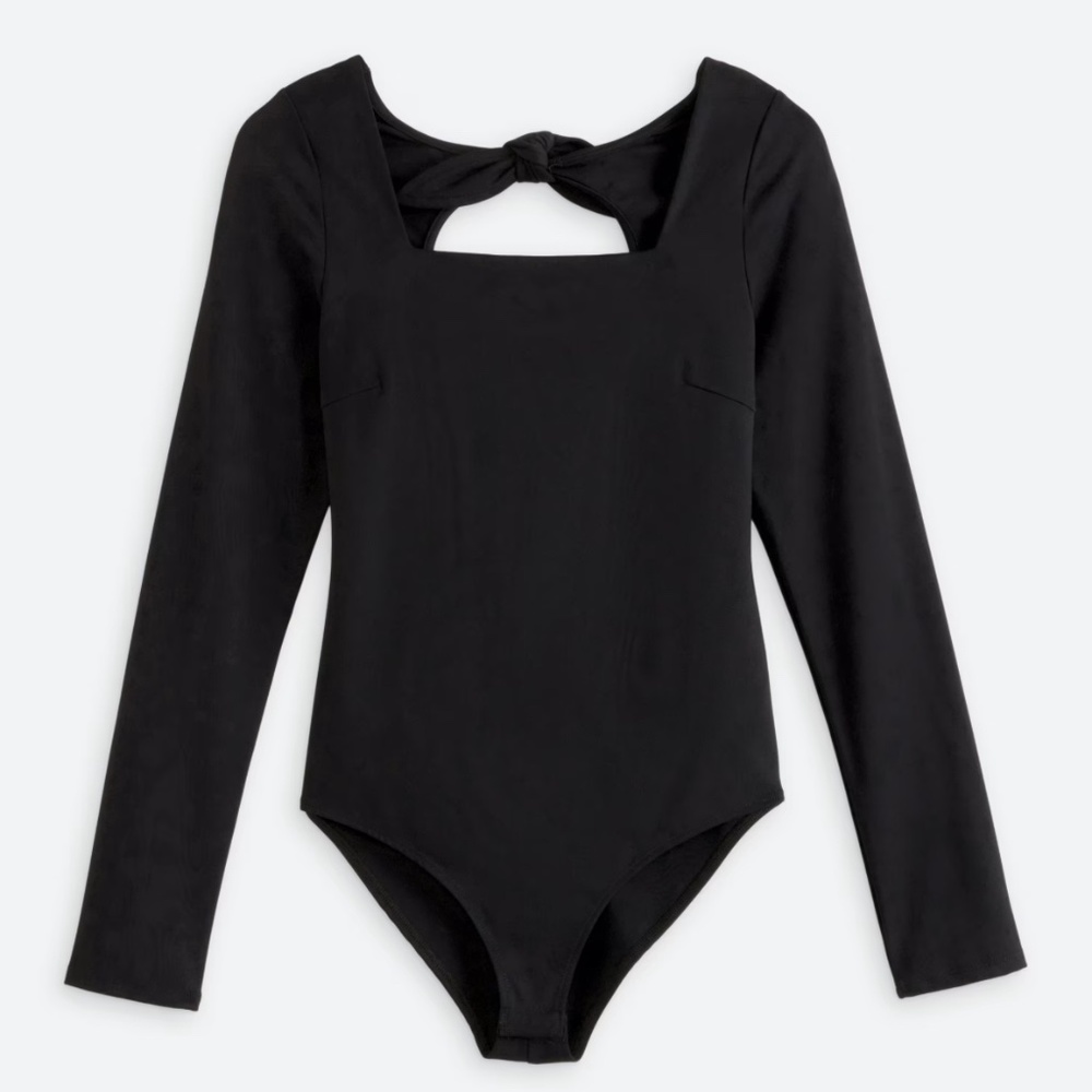 Gilli Val Bow Back Knit Bodysuit